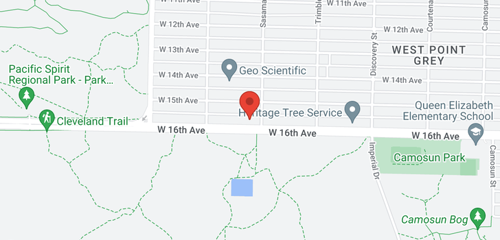 map of 4517 W 16TH AVENUE